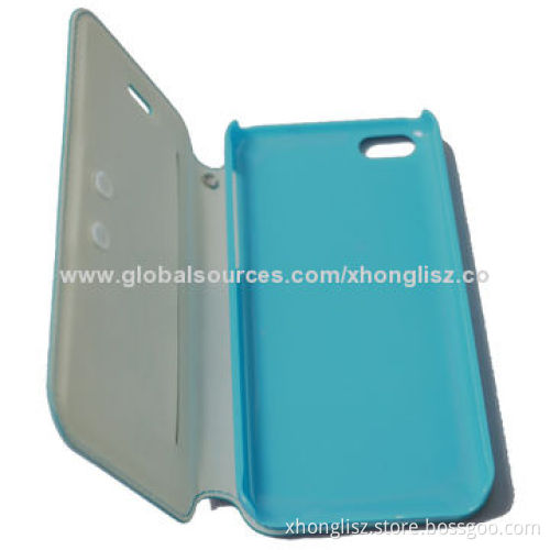 PU leather mobile phone cases for iPhone, different viewing angle stand design